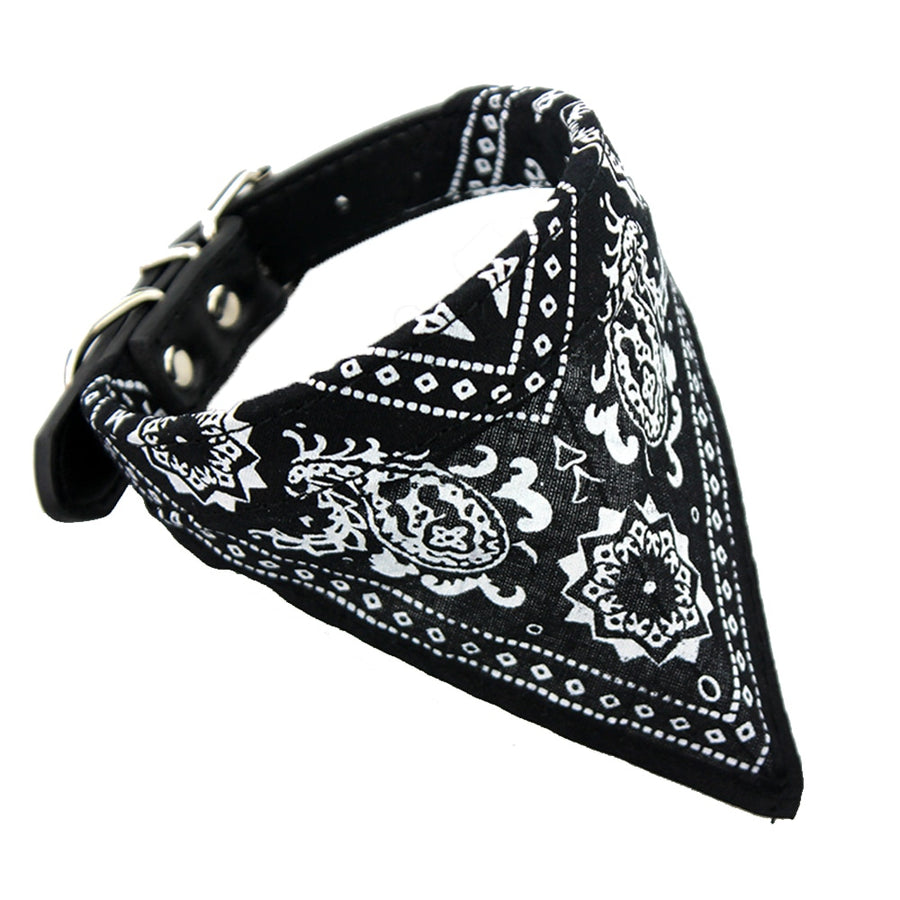 Adjustable Pets Collar Bandana Pet Neckerchief Printed for Kittens Cat Puppy Collar Leash Tie Pet Products for Animal JW0025